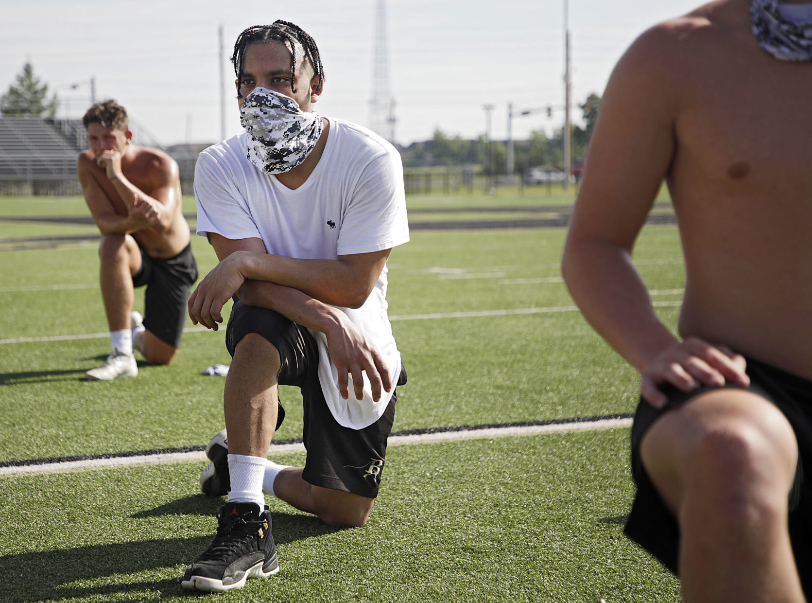 Broken Arrow football practice